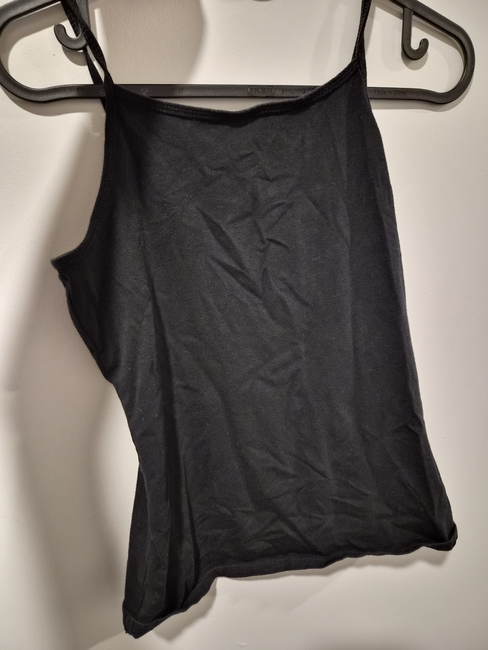 Black Women's Slim Tank Top - Casual Camisole